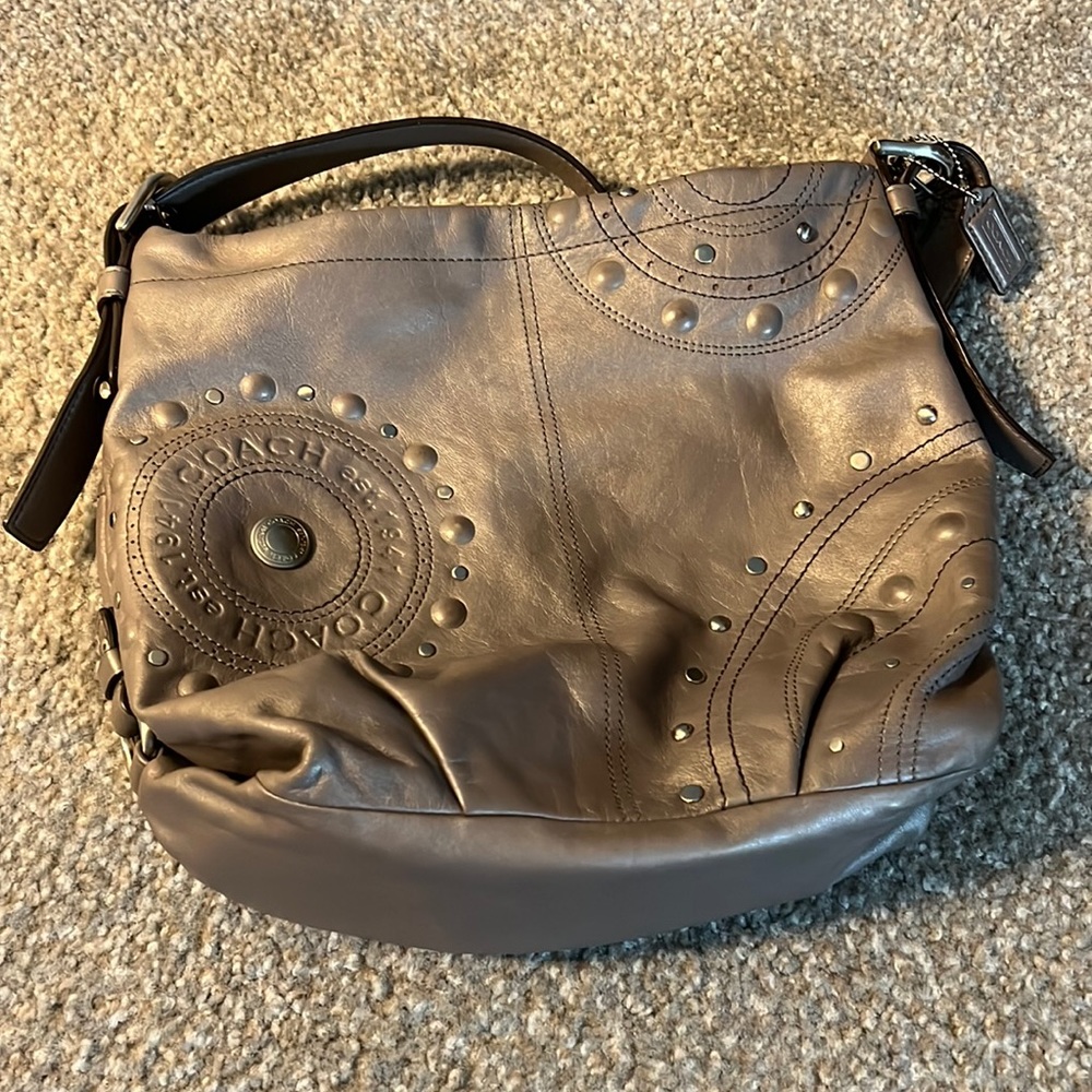 Authentic Leather Coach Bag